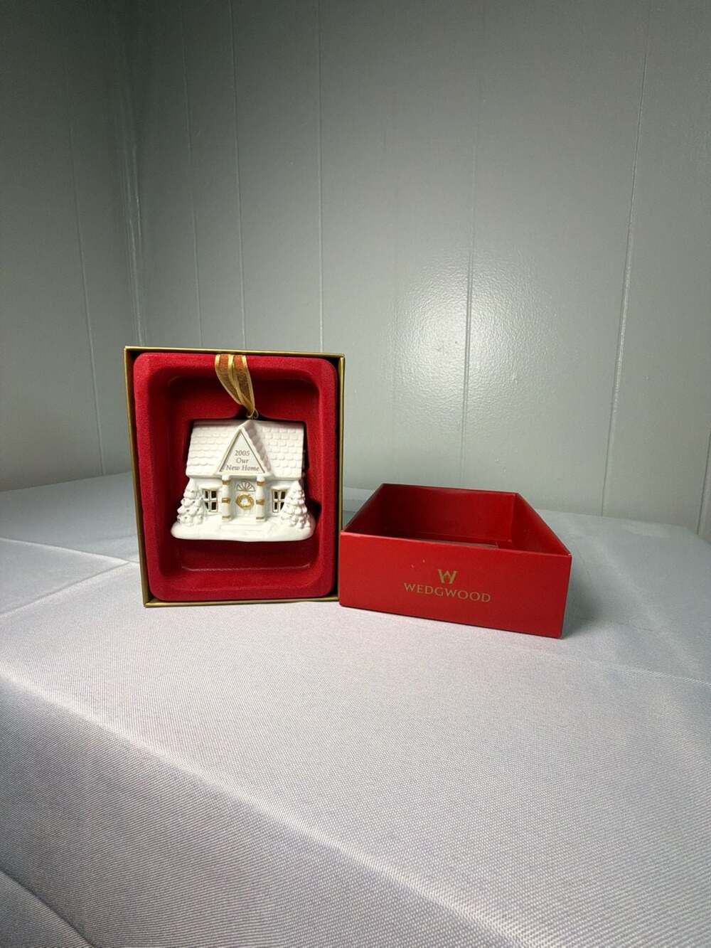 Wedgwood Our New Home 2005 Porcelain Christmas Ornament